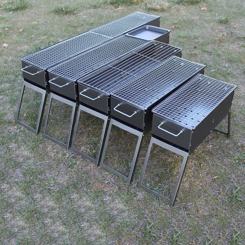 XHD Home Charcoal Home outdoor stainless steel foldable grill customization